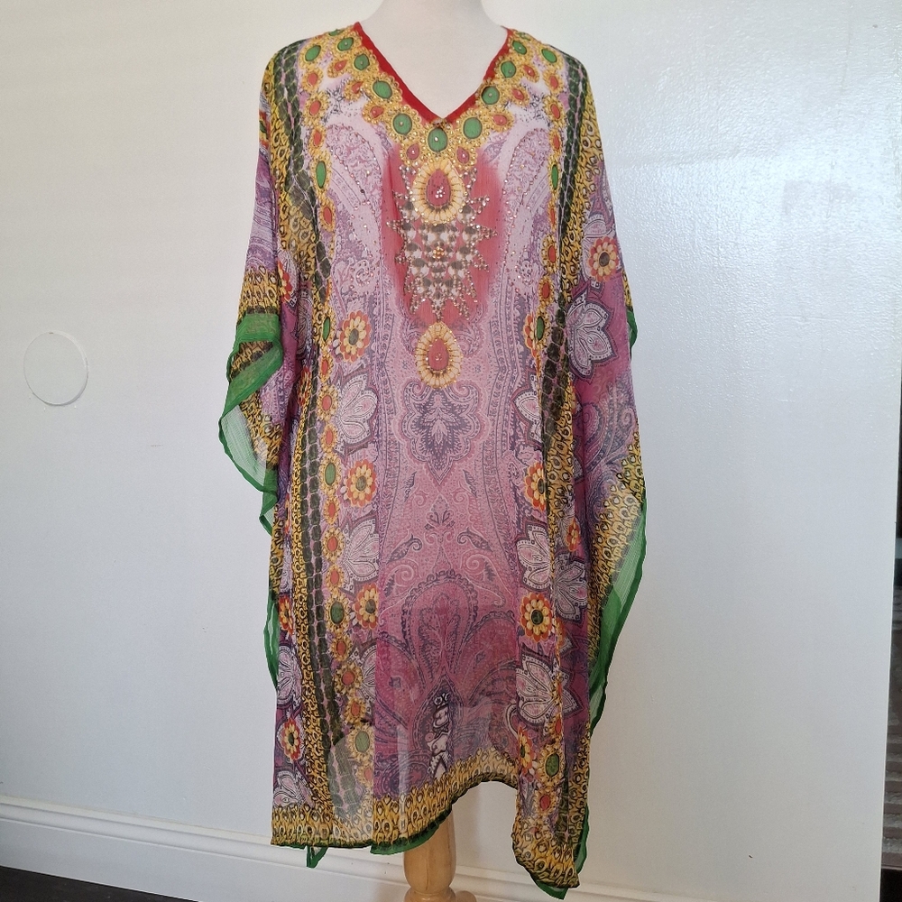 Jessica Taylor Swim Pool Beach Cover Up One Size
